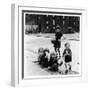 Group of Girls in an East Glasgow Street, Scotland-Henry Grant-Framed Photographic Print