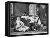 Group of Girls of the Harem, Port Said-null-Framed Stretched Canvas