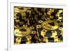 Group of Gold Poker Chips-null-Framed Premium Giclee Print