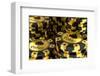 Group of Gold Poker Chips-null-Framed Art Print