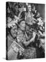 Group of Grandmotherly Residents Playing on Kitchenware Instruments for Friends-Lisa Larsen-Stretched Canvas