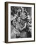 Group of Grandmotherly Residents Playing on Kitchenware Instruments for Friends-Lisa Larsen-Framed Photographic Print