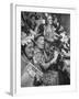 Group of Grandmotherly Residents Playing on Kitchenware Instruments for Friends-Lisa Larsen-Framed Photographic Print