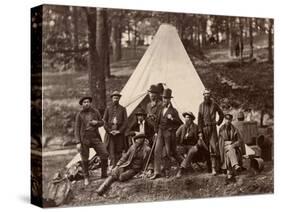 Group of Guides for the Army of the Potomac, 1862 (Albumen Print)-Alexander Gardner-Stretched Canvas