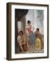 Group of Gypsies, 1849-Auguste Migette-Framed Giclee Print