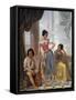 Group of Gypsies, 1849-Auguste Migette-Framed Stretched Canvas