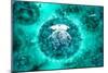 Group of H5N1 Virus with Glassy View-null-Mounted Art Print