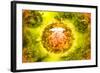 Group of H5N1 Virus with Glassy View-null-Framed Art Print