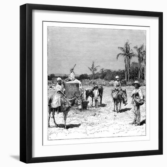 Group of Haitians, C1890-null-Framed Giclee Print