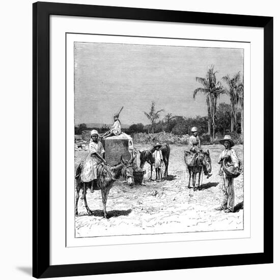 Group of Haitians, C1890-null-Framed Giclee Print