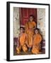 Group of Happy Young Novice Monks at Monastery in Ban-Lo, a Shan Village Outside Kengtung, Myanmar-Nigel Pavitt-Framed Photographic Print