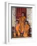 Group of Happy Young Novice Monks at Monastery in Ban-Lo, a Shan Village Outside Kengtung, Myanmar-Nigel Pavitt-Framed Photographic Print