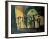 Group of Indian Musicians Playing a Sarangi, a Tambura and Tablas, with a Girl Dancing on a Terrace-William Hodges-Framed Giclee Print