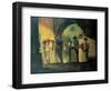 Group of Indian Musicians Playing a Sarangi, a Tambura and Tablas, with a Girl Dancing on a Terrace-William Hodges-Framed Giclee Print