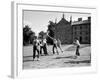 Group of Kenyon College Students Playing W. a Frisbee Like Flying Disc-null-Framed Photographic Print