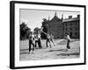 Group of Kenyon College Students Playing W. a Frisbee Like Flying Disc-null-Framed Photographic Print