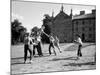 Group of Kenyon College Students Playing W. a Frisbee Like Flying Disc-null-Mounted Photographic Print