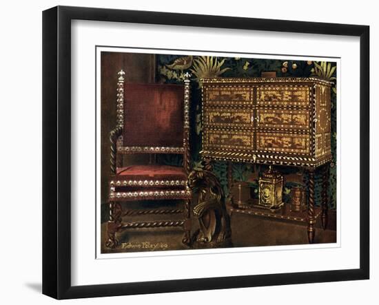 Group of Late 16th Century Continental Furniture, 1910-Edwin Foley-Framed Giclee Print