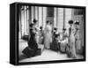 Group of Mannequins-G Agie-Framed Stretched Canvas