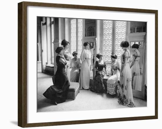 Group of Mannequins-G Agie-Framed Photographic Print