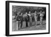 Group of men at Donington Park motor racing circuit, Leicestershire, c1930s-Bill Brunell-Framed Photographic Print