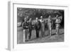 Group of men at Donington Park motor racing circuit, Leicestershire, c1930s-Bill Brunell-Framed Photographic Print