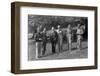 Group of men at Donington Park motor racing circuit, Leicestershire, c1930s-Bill Brunell-Framed Photographic Print