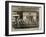 Group of Men of the National Cash Register Co. Posed in Front of the Broadway and 28th Street…-Byron Company-Framed Giclee Print