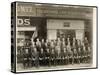 Group of Men of the National Cash Register Co. Posed in Front of the Broadway and 28th Street…-Byron Company-Stretched Canvas