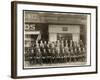 Group of Men of the National Cash Register Co. Posed in Front of the Broadway and 28th Street…-Byron Company-Framed Giclee Print