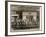 Group of Men of the National Cash Register Co. Posed in Front of the Broadway and 28th Street…-Byron Company-Framed Giclee Print