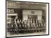Group of Men of the National Cash Register Co. Posed in Front of the Broadway and 28th Street…-Byron Company-Mounted Giclee Print