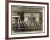 Group of Men of the National Cash Register Co. Posed in Front of the Broadway and 28th Street…-Byron Company-Framed Giclee Print