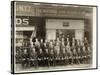 Group of Men of the National Cash Register Co. Posed in Front of the Broadway and 28th Street…-Byron Company-Stretched Canvas