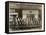 Group of Men of the National Cash Register Co. Posed in Front of the Broadway and 28th Street…-Byron Company-Framed Stretched Canvas