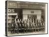 Group of Men of the National Cash Register Co. Posed in Front of the Broadway and 28th Street…-Byron Company-Stretched Canvas