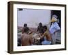 Group of Men Playing Dominos, Trinidad, Sancti Spiritus, Cuba-J P De Manne-Framed Photographic Print