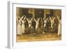 Group of Mevlevi Dervishes - Istanbul-null-Framed Art Print