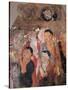 Group of Monks and Bodhisattvas, 9th-10th Century-null-Stretched Canvas