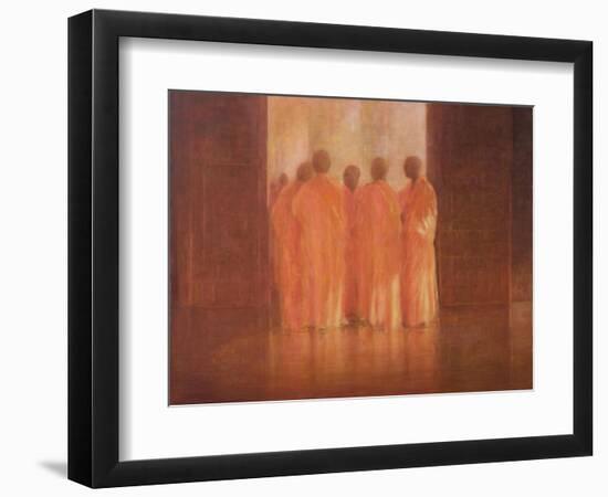 Group of Monks, Vietnam-Lincoln Seligman-Framed Giclee Print