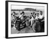 Group of Musicians Playing Along Side the Mississippi River-null-Framed Photographic Print