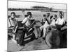Group of Musicians Playing Along Side the Mississippi River-null-Mounted Photographic Print