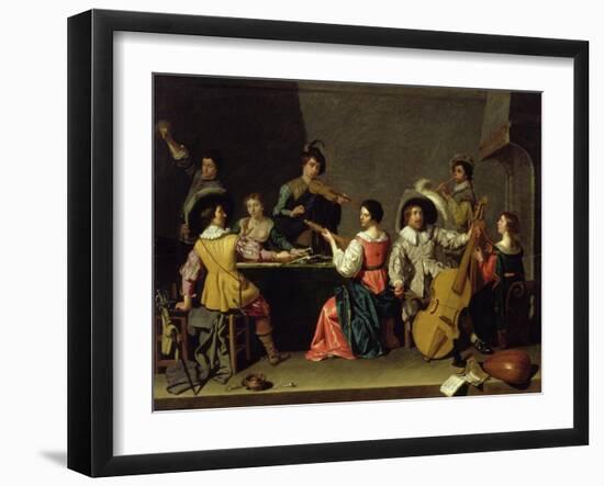 Group of Musicians-Jan van Bijlert or Bylert-Framed Giclee Print