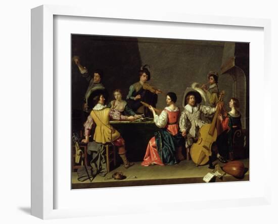 Group of Musicians-Jan van Bijlert or Bylert-Framed Giclee Print