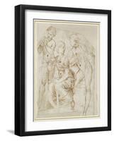 Group of Musicians-Raphael-Framed Giclee Print