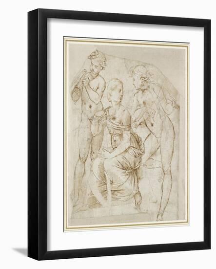 Group of Musicians-Raphael-Framed Giclee Print