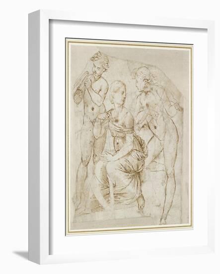 Group of Musicians-Raphael-Framed Giclee Print