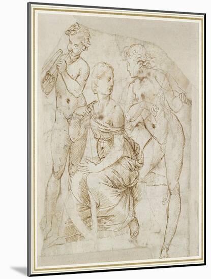 Group of Musicians-Raphael-Mounted Giclee Print