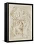 Group of Musicians-Raphael-Framed Stretched Canvas