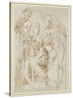 Group of Musicians-Raphael-Stretched Canvas